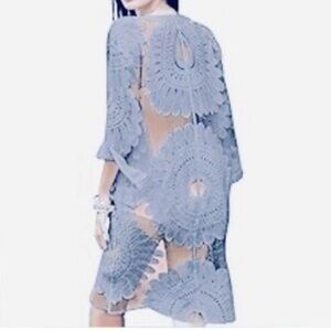 Rebellion Blue Lace Top